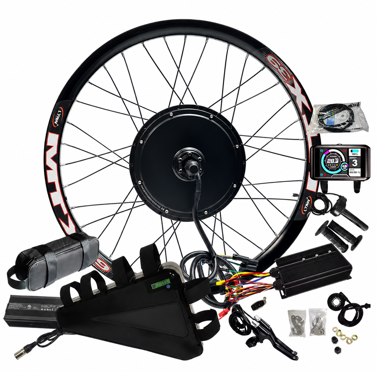 3000W full conversion kit with triangle battery